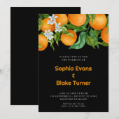 Tropische Sinaasappels van Citrus Botanische Oranj Kaart (Voorkant / Achterkant)