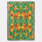 TROPISCHE SINAASAPPELS VIA BLANKET DEKEN (Voorkant Verticaal)