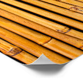 Tropische Sjabloon op de achtergrond van Hawaiian  Poster (Hoek)