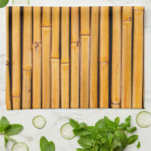 Tropische Sjabloon op de achtergrond van Hawaiian  Theedoek (Gevouwen)