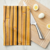 Tropische Sjabloon op de achtergrond van Hawaiian  Theedoek (Quarter Fold)