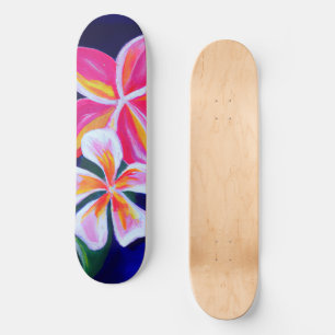 Tropische skateboard-plumerie persoonlijk skateboard