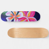Tropische skateboard-plumerie persoonlijk skateboard (Horizontaal)
