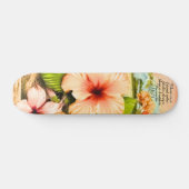 Tropische Skateboard Spreuken 18:24 (Horizontaal)