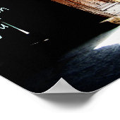 Tropische sleutel tot geluk Poster deur (Hoek)