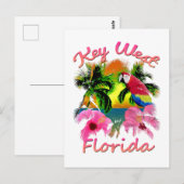 Tropische Sleutel West Florida Keys Briefkaart (Voorkant / Achterkant)