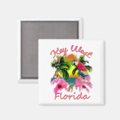 Tropische Sleutel West Florida Keys Magneet (Voorkant / Achterkant)