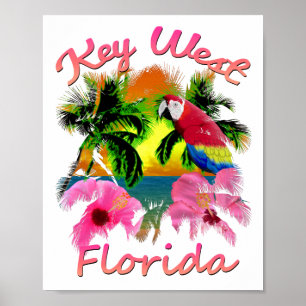 Tropische Sleutel West Florida Keys Poster