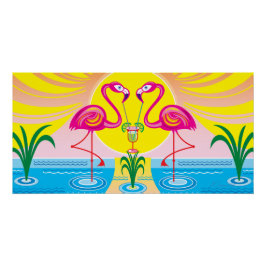 Tropische Slokjes Perfect Poster