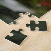 Tropische Smaragd-Amber Werveling Legpuzzel (Zijkant)