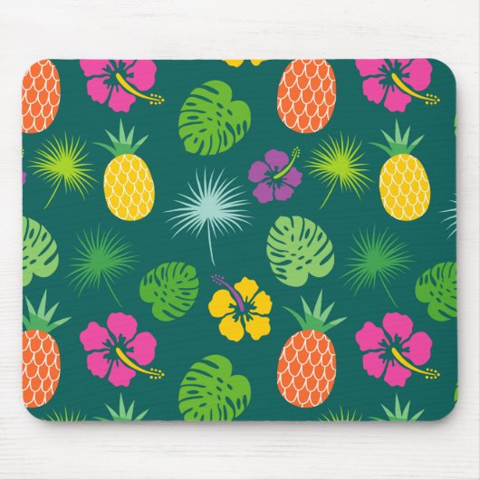 Tropische smoothie kunst muismat (Voorkant)