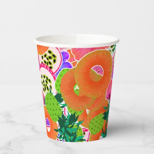 Tropische smoothie papieren bekers (Links)