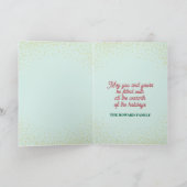 Tropische sneeuwpoppen Kerst Kaart (Binnen)