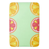 TROPISCHE SOMMER VRUCHTEN Oranje citroenen Slik Badmat (Voorkant Verticaal)