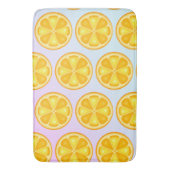 TROPISCHE SOMMER VRUCHTEN Oranje citroenen Slik Badmat (Voorkant Verticaal)