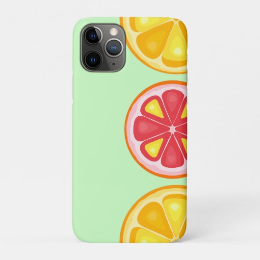 TROPISCHE SOMMER VRUCHTEN Oranje citroenen Slik Case-Mate iPhone Case (Achterkant)