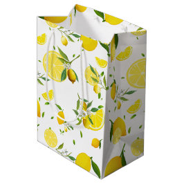 TROPISCHE SOMMER VRUCHTEN Oranje citroenen Slik Medium Cadeauzakje