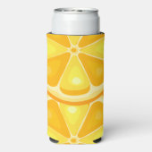 TROPISCHE SOMMER VRUCHTEN Oranje citroenen Slik Seltzer Blikjeskoeler (Seltzer Achterkant)