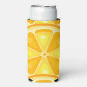 TROPISCHE SOMMER VRUCHTEN Oranje citroenen Slik Seltzer Blikjeskoeler (Seltzer Voorkant)