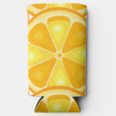 TROPISCHE SOMMER VRUCHTEN Oranje citroenen Slik Seltzer Blikjeskoeler (Voorkant)