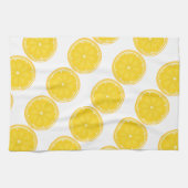 TROPISCHE SOMMER VRUCHTEN Oranje citroenen Slik Theedoek (Horizontaal)