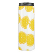 TROPISCHE SOMMER VRUCHTEN Oranje citroenen Slik Thermosbeker (Achterkant)