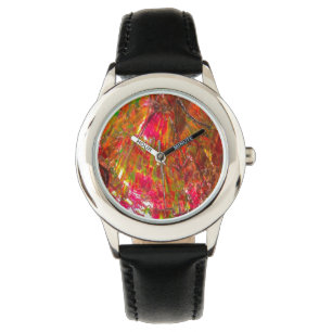 Tropische soonbruinkool horloge