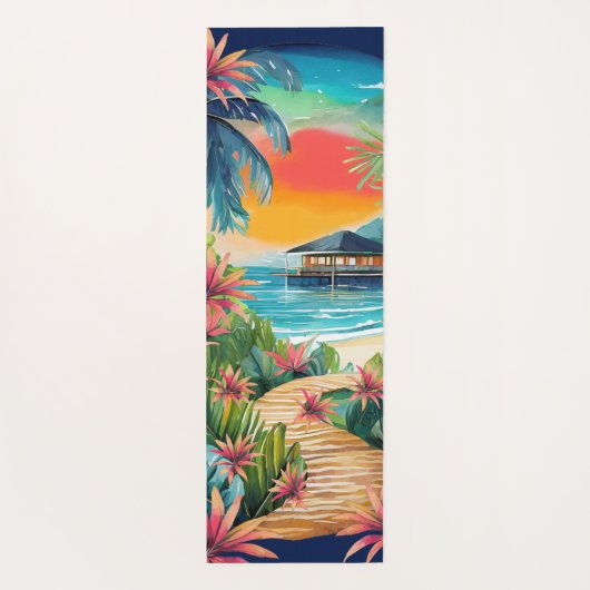 Tropische Spa Bliss Yoga Mat (Achterkant)
