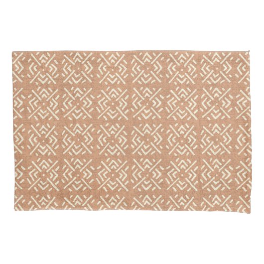 Tropische Spa Coordinates - Tribal Zig Zag Reverse Kussensloop (Voorkant)