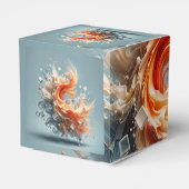 Tropische spatten bedankdoosjes (Achterkant)