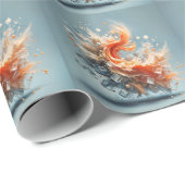 Tropische spatten cadeaupapier (Rol Hoek)