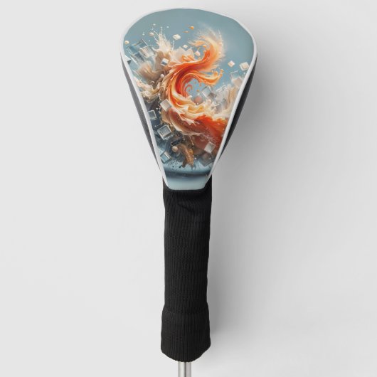 Tropische spatten golfheadcover (Voorkant)