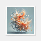 Tropische spatten servet (Voorkant)