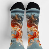 Tropische spatten sokken (Top)