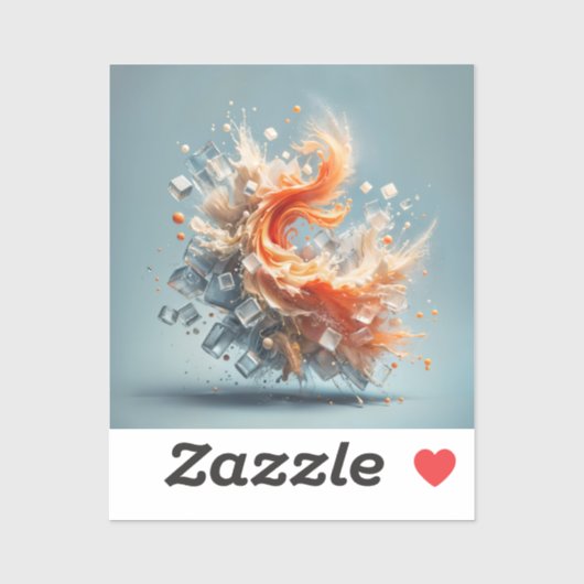 Tropische spatten sticker (Vel)