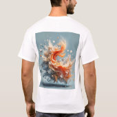 Tropische spatten t-shirt (Achterkant)