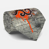 tropische splash stropdas (Opgerold)