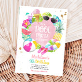 Tropische spleetschoudergroep Basis verjaardag Kaart