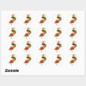 Tropische Splendor Ronde Sticker (Vel)