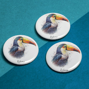 Tropische Splendor Touca, aangepast Button Flesopener