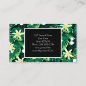 Tropische spoeling visitekaartje (Achterkant)