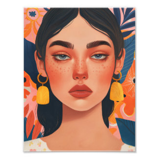 Tropische Sproeten Muse Poster