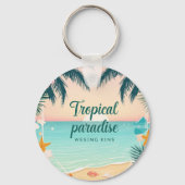 Tropische Squad Goals Sleutelhanger Leuke Zomer Ca (Voorkant)