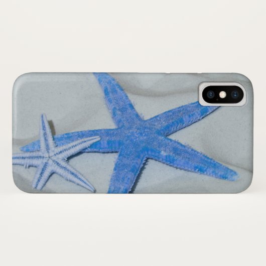 Tropische staartvis op een witte zandstrand Case-Mate iPhone case (Achterkant (horizontaal))