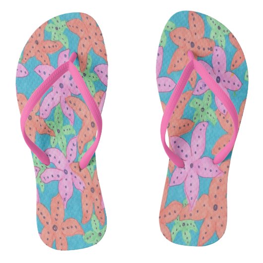 Tropische staarvis teenslippers (Voetbed)