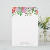 Tropische stamboeken Waterverf op maat Briefpapier (Staand voorkant)