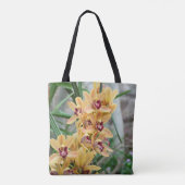 Tropische Star Orchids Tote Bag (Achterkant)