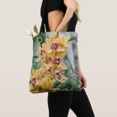 Tropische Star Orchids Tote Bag (Dichtbij)