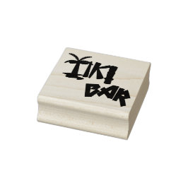Tropische statusbalk rubberstempel