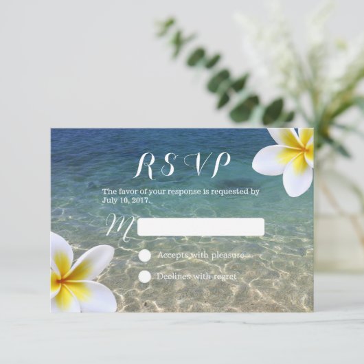 Tropische stekelbaardders stranden RSVP (Staand voorkant)